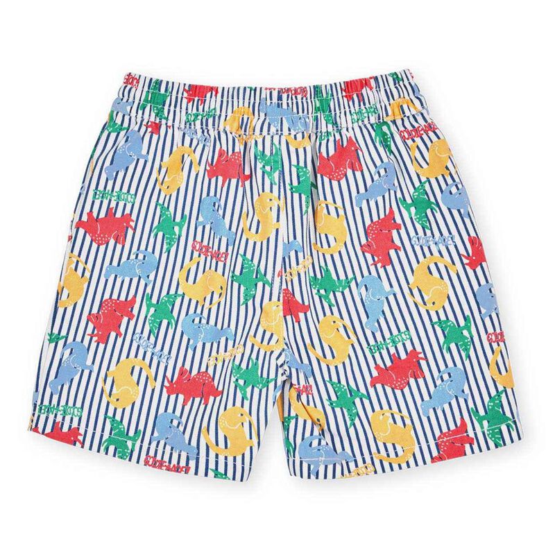 Goldie + Ace Dino Print Classic Shorts 6M-2Y image number 1